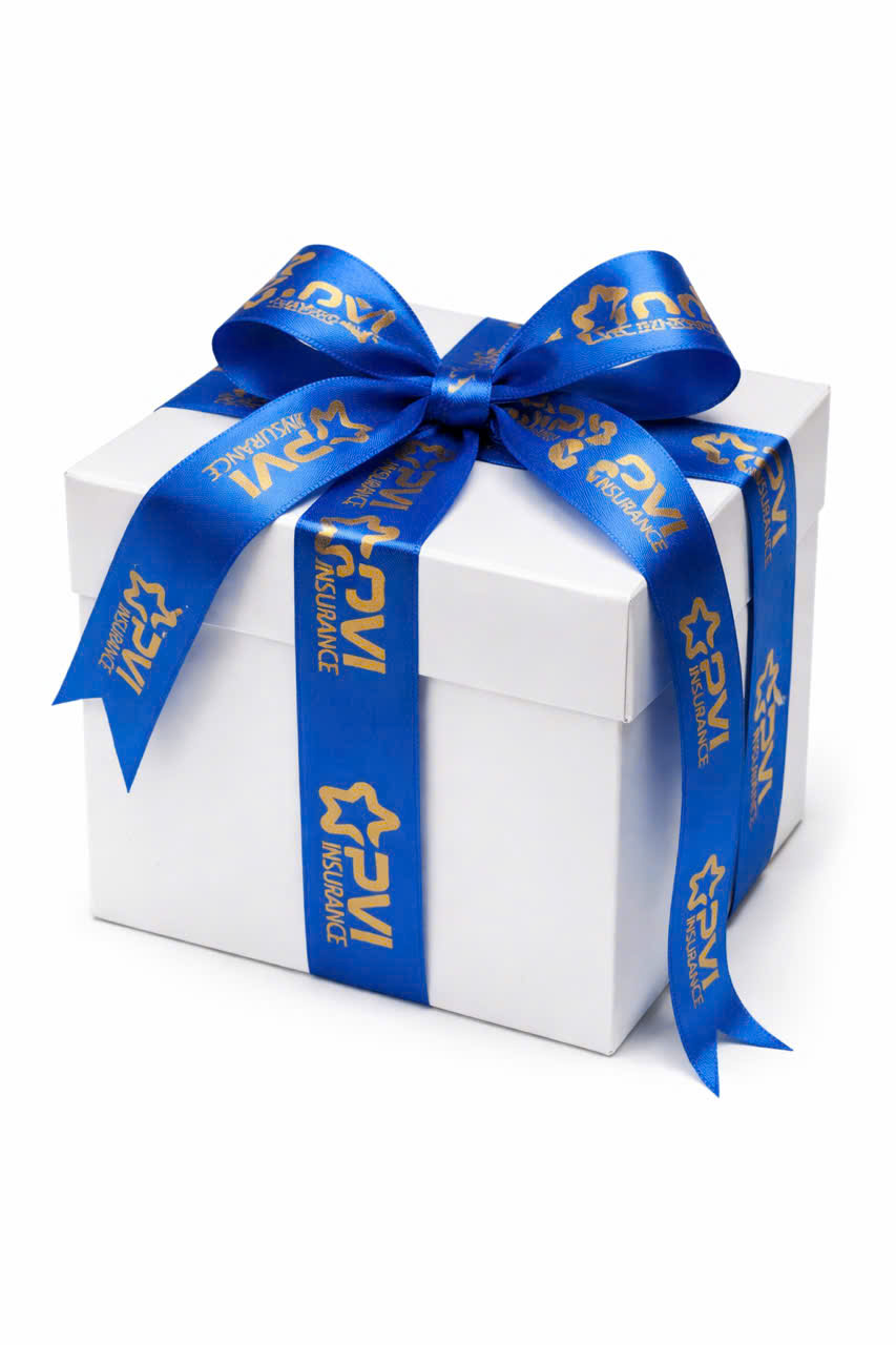 Ruy Băng In Logo Doanh Nghiệp PVI – Đẹp, Chuẩn Nhận Diện, Giá Tại Xưởng